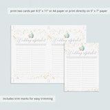 Fall Wedding Alphabet Game with Watercolor Pumpkin