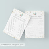 Fall Wedding Shower Game Printable