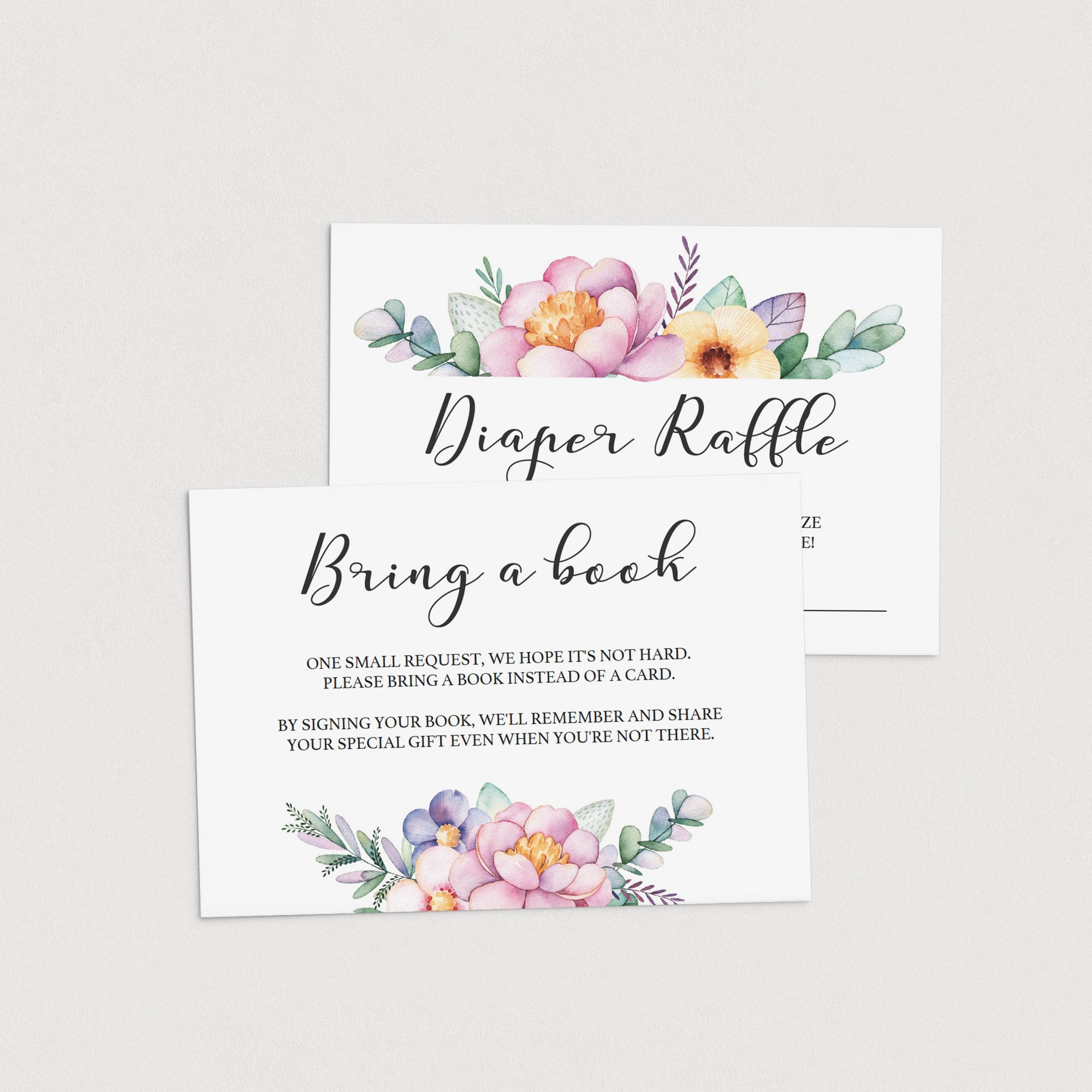 Editable baby shower templates for unicorn themed baby shower by LittleSizzle