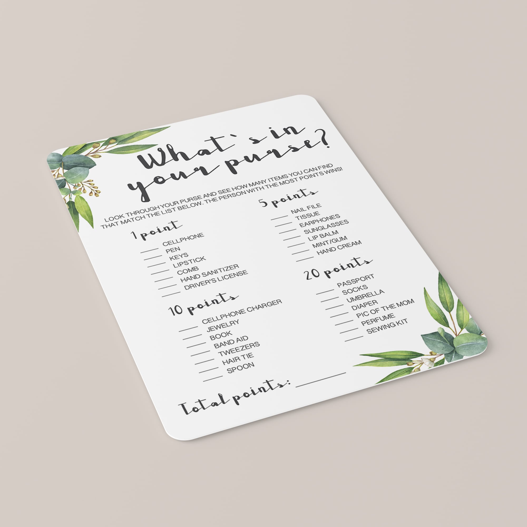 DIY baby shower games instant download by LittleSizzle
