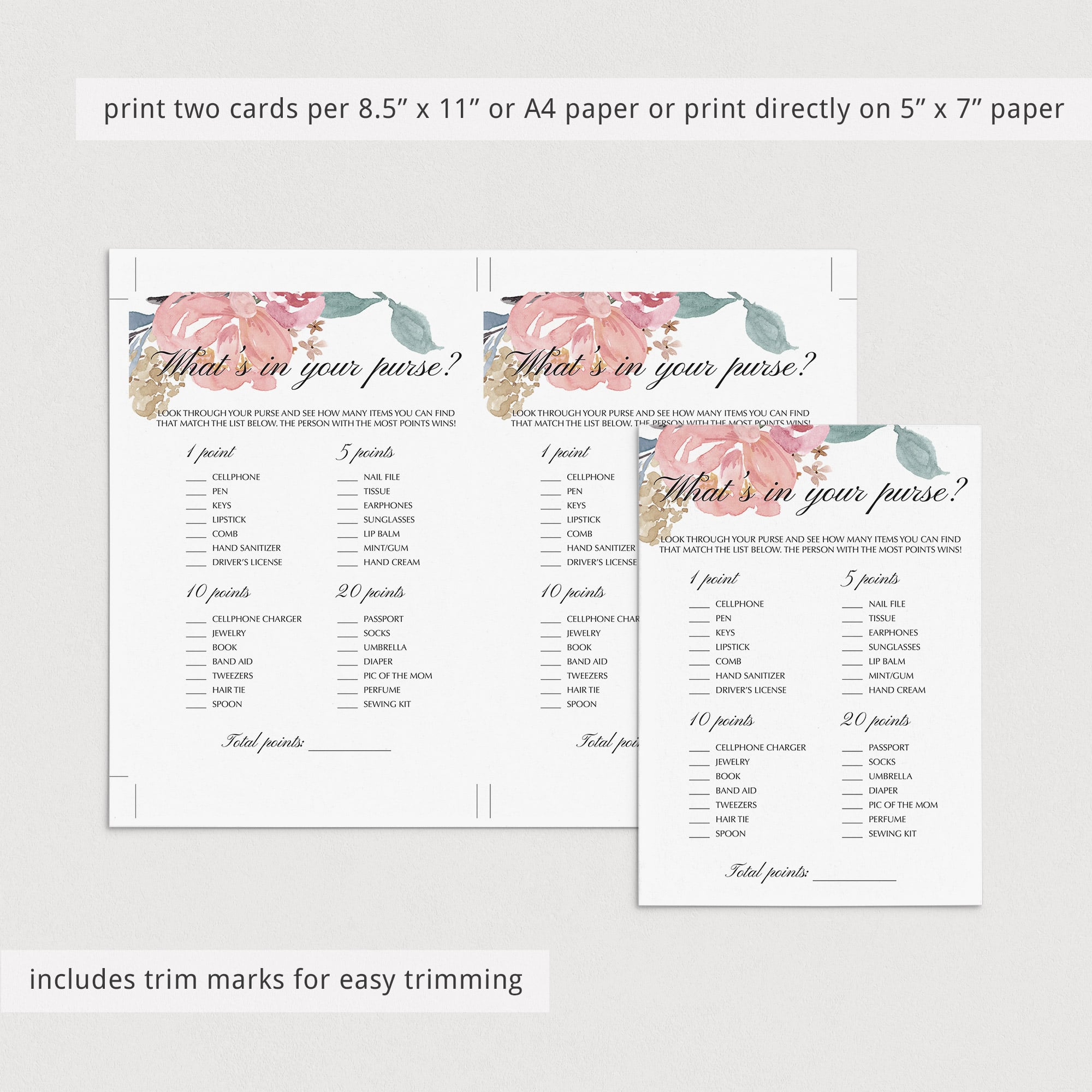 Fun baby shower games instant download by LittleSizzle