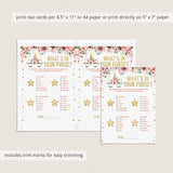 Instant download pink baby shower games for girls by LittleSizzle