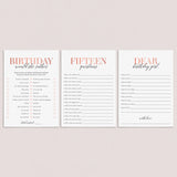 Quinceañera Games Bundle Printable by LittleSizzle