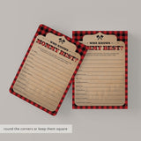 Buffalo Plaid Baby Shower Boy Party Pack Download