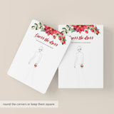 Red And Green Bridal Shower Game Guess The Dress