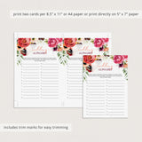 Wedding alphabet game instant download by LittleSizzle