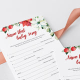 Name That Song Christmas Baby Shower Game Printable