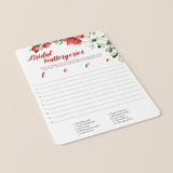 8 Holiday Bridal Shower Games Bundle Printable