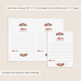 Red and Greenery Baby Shower Advice for Parents-To-Be