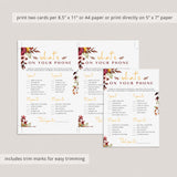 Bohemian Baby Shower Ideas What's On Your Phone