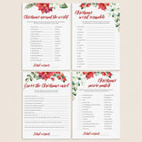Christmas Party Games for Family Printable by LittleSizzle