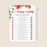 4 Holiday Baby Shower Games Printable