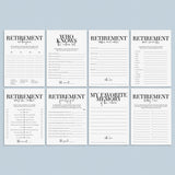 Retirement Party Games for Him Printable by LittleSizzle