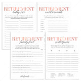 Blush Retirement Party Games for Women Printable by LittleSizzle