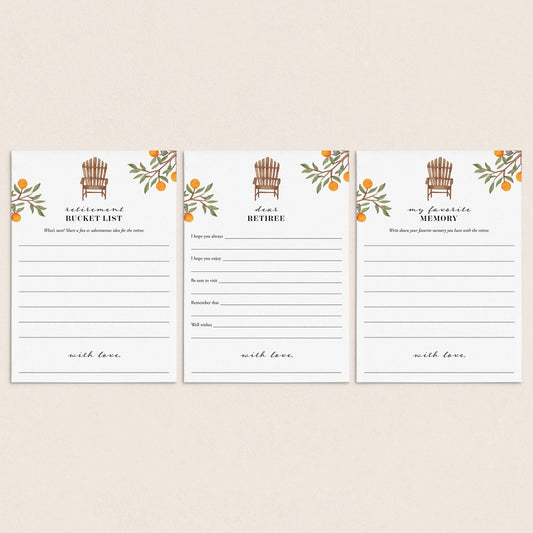 Retirement Wishes Cards for Her Printable by LittleSizzle
