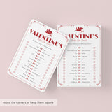 Vintage Cupid Valentine's Printable This or That Game