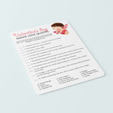 Romantic Movie Valentine's Day Game