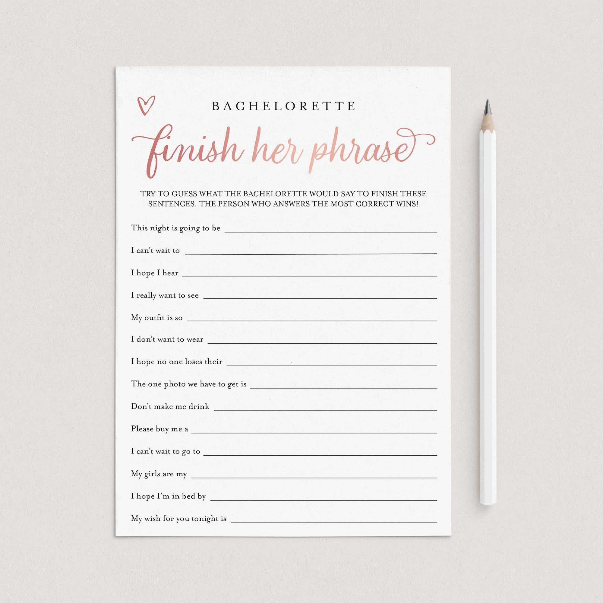 Bachelorette Icebreaker Conversation Starter Game Printable by LittleSizzle