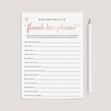 Bachelorette Icebreaker Conversation Starter Game Printable by LittleSizzle