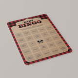 Buffalo Plaid Baby Bingo Cards Prefilled, Blank and Template