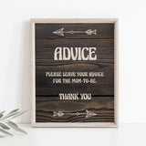 Instant download forest baby party sign by LittleSizzle