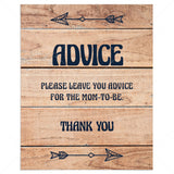 Forest shower baby advice sign printable by LittleSizzle