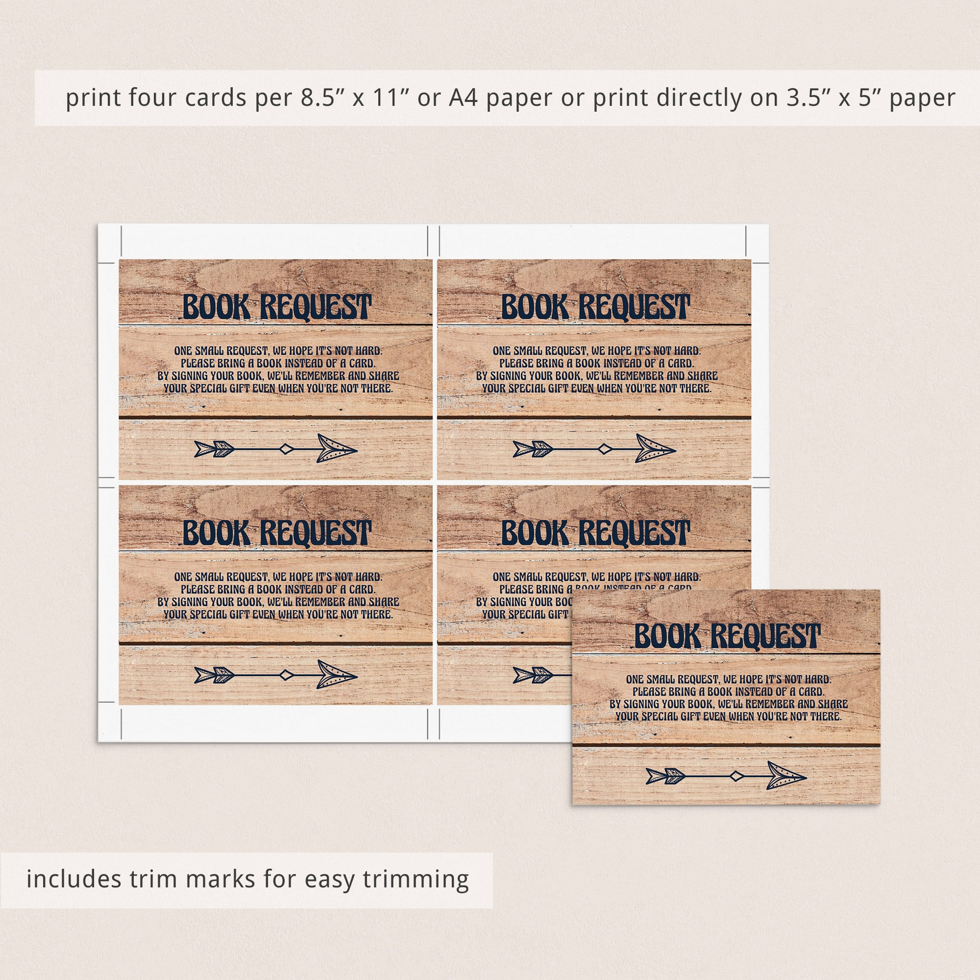 Editable bring a book instead of a card baby shower by LittleSizzle