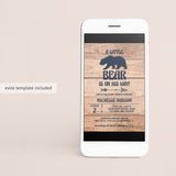 Editable baby shower invitation for boy by LittleSizzle