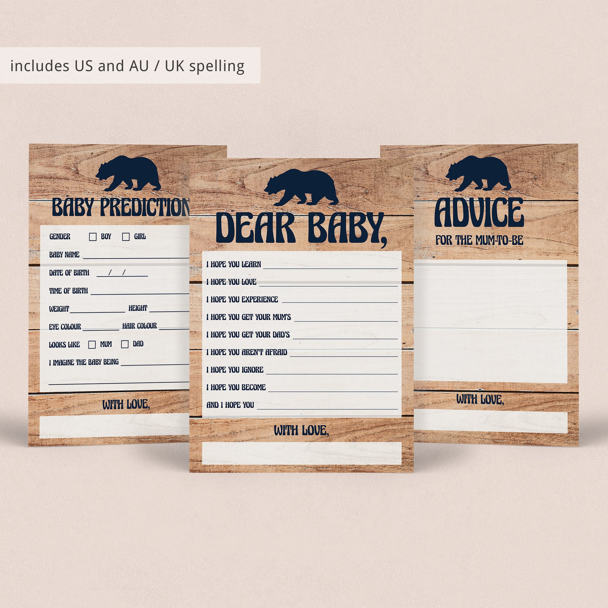 Wishes for new baby bear game by LittleSizzle