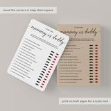 Rustic baby shower game he said she said by LittleSizzle