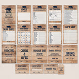 Rustic Baby Shower Party Package Woodland Theme by LittleSizzle