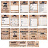 Rustic Baby Shower Party Package Woodland Theme by LittleSizzle