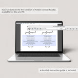 Change the date card editable template by LittleSizzle