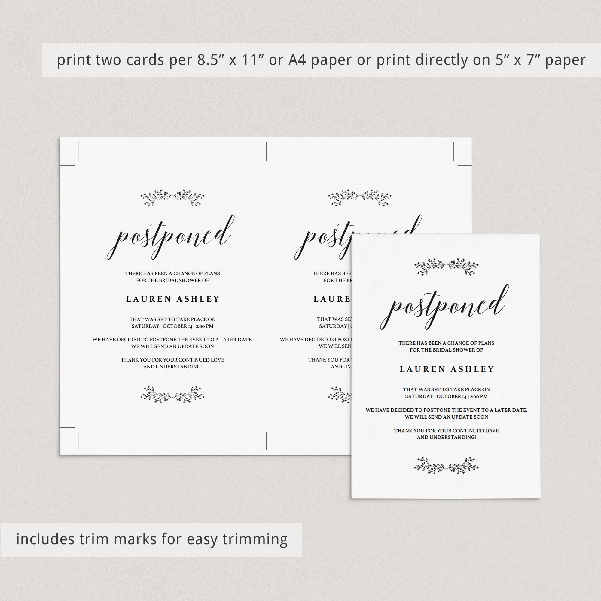 Change the date wedding shower cards by LittleSizzle