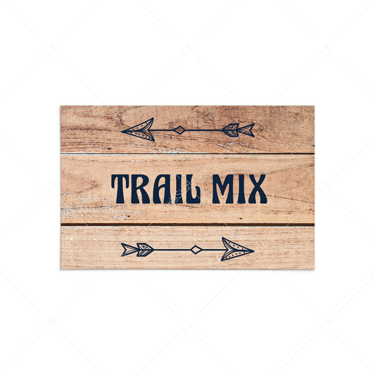 Editable woodland food card template by LittleSizzle
