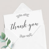 Elegant Thank You Cards Printable by LittleSizzle