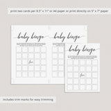 Printable blank baby bingo cards by LittleSizzle