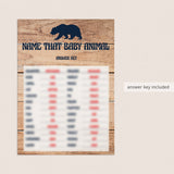 Little cub themed baby shower games by LittleSizzle
