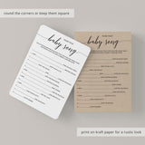 Rustic baby shower games download by LittleSizzle