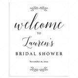 Rustic Bridal Shower Welcome Sign Template by LittleSizzle