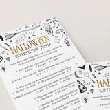 Witchy Halloween Party Games Printable