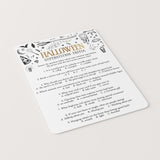 Halloween Superstition Trivia with Answer Key Printable