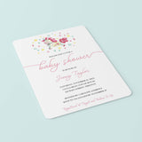 Unicorn Baby Shower Invitation Template