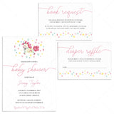 Unicorn Baby Shower Invitation Set by LittleSizzle