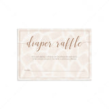 Safari animals baby shower diaper raffle ticket template by LittleSizzle