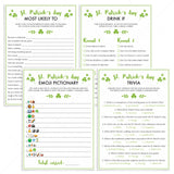 Fillable and Printable Games for Saint Patricks Day by LittleSizzle