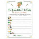Saint Patricks Day Emojis Game with Answers Printable by LittleSizzle