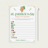 Saint Patricks Day Emojis Game with Answers Printable by LittleSizzle