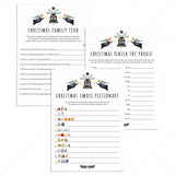 Family Christmas Games Bundle Digital Download by LittleSizzle