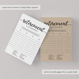 Retirement Party Game Scattergories Instant Download